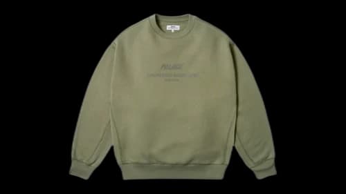 Palace Engineered Garments Crew Olive