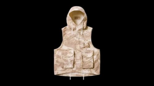 Palace Engineered Garments Hooded Ripstop Vest Printed