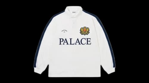 Palace Established Longsleeve Polo Navy