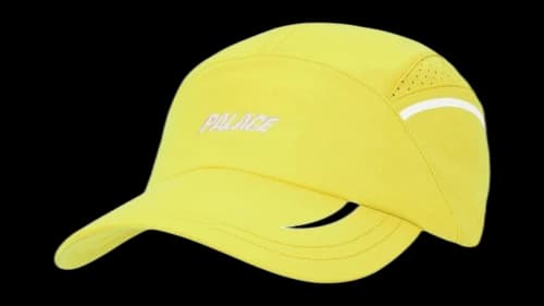Palace Faster Tri-Cool Runner Cap Soft Yellow