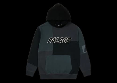 Palace Fleeced Hood Black