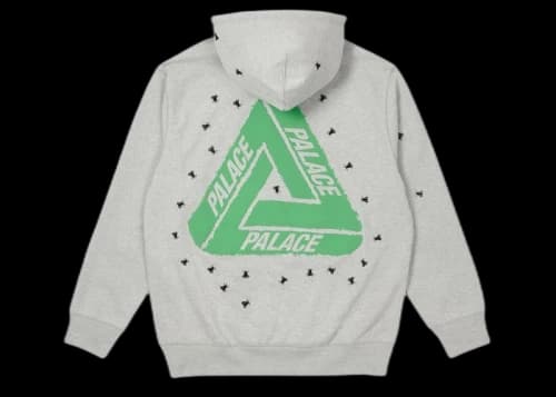 Palace Fly Hood Grey Marl