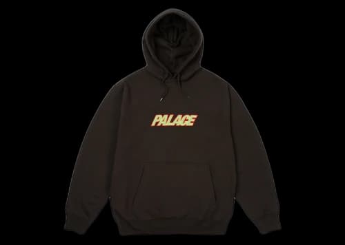 Palace Font Hood Black