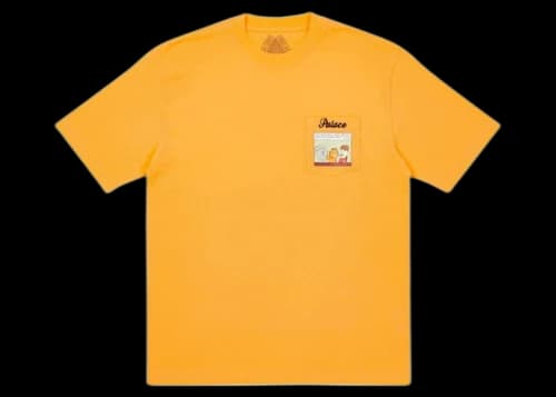 Palace Garfield Pocket T-shirt Light Orange