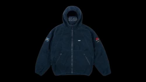 Palace Getting Higher Therma Fleece Jacket Navy