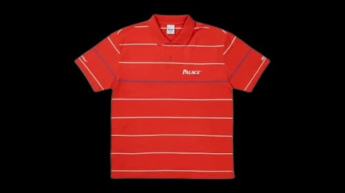 Palace Golf Polo Washed Red