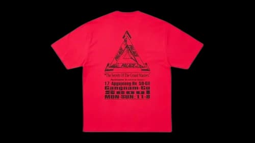 Palace Grand Master T-shirt (FW25) Truest Red