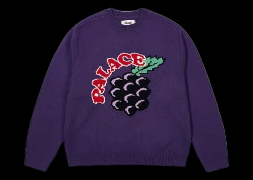 Palace Grape Knit Purp