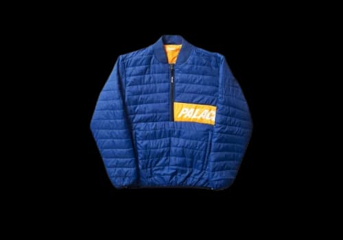 Palace Half Zip Packer Blue/Orange