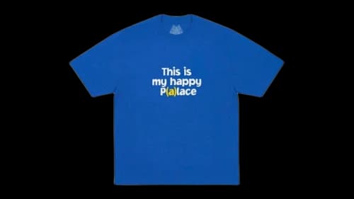 Palace Happy T-shirt Blue Berry