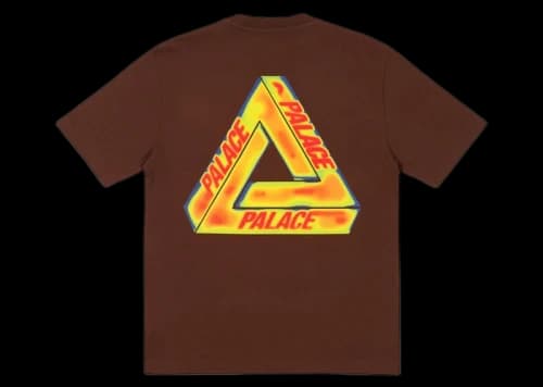 Palace Heat Sensi T-shirt Nice Brown