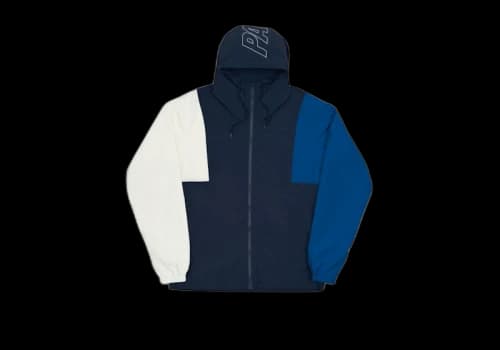 Palace Hooded Arms Shell Top Navy/White/Teal