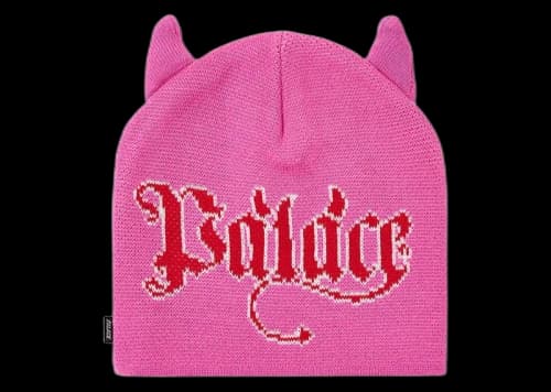 Palace Horny Nein Cuff Beanie Shock Pink