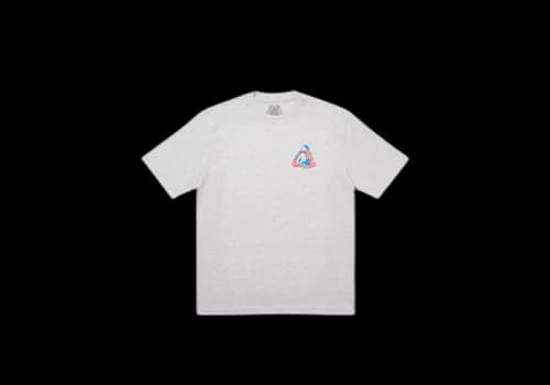 Palace I Don't Skate on a Sunday T-Shirt Grey Marl