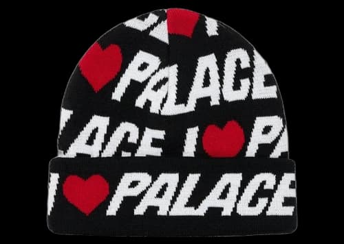 Palace I Love Palace Beanie Black