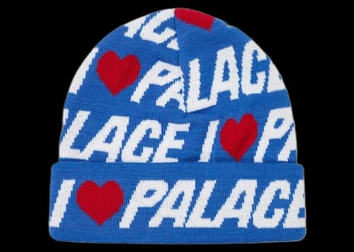 Palace I Love Palace Beanie Blue