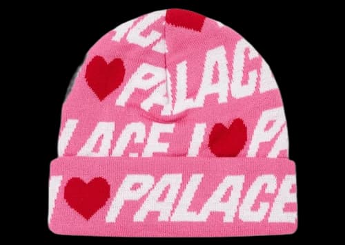 Palace I Love Palace Beanie Fruity Pink
