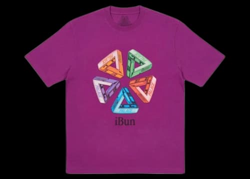 Palace Ich Bun T-shirt Plum