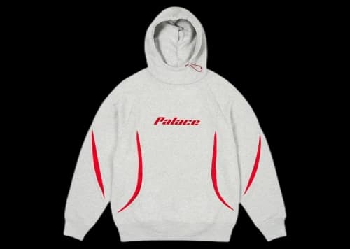 Palace Inserto Hood Grey Marl