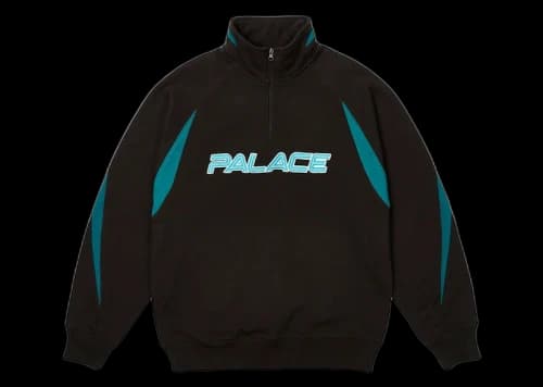 Palace Isn't It 1/4 Zip Black