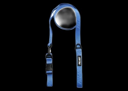 Palace Jacquard Logo Dog Collar Lead Blue