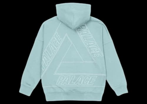 Palace Jumbo Tri-Ferg Drop Shoulder Hood Green