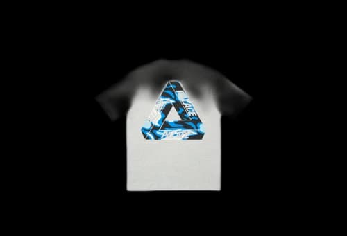 Palace Jungle Camo Tri-Ferg T-Shirt Grey Marl (SS23)