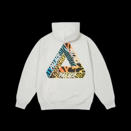 Palace Jungle Dream Hood Grey Marl