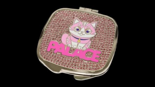 Palace Kitty Compact Mirror Pink
