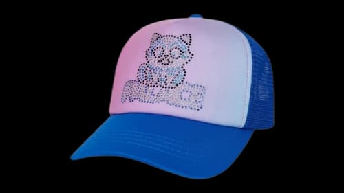 Palace Kitty Rhinestone Trucker
