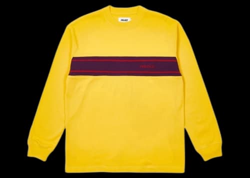 Palace Knit Block L/S Tee Yellow