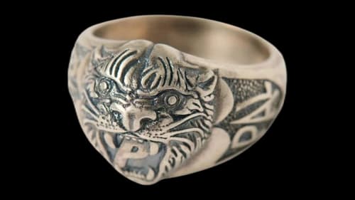 Palace Leopard Ring Silver