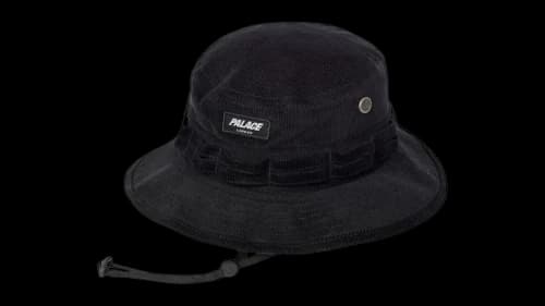 Palace London Cord Boonie Black