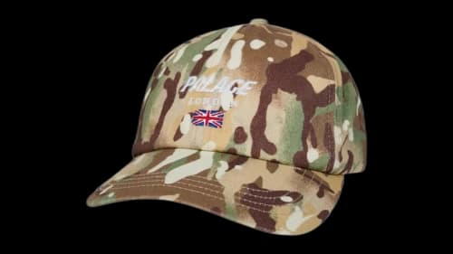 Palace London Pigment 6-Panel Hat Terrain DPM Woodland Camo
