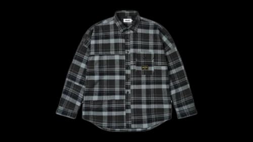 Palace Lumber Yak Patch Overshirt Black