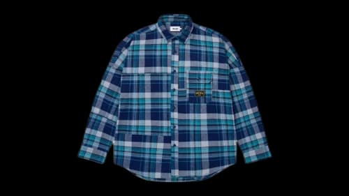 Palace Lumber Yak Patch Overshirt Blue