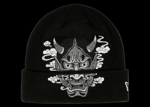 Palace Masks New Era Beanie Black