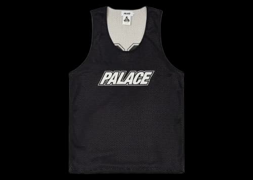 Palace Mesh Reverso Border Vest Black