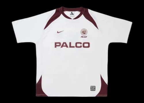 Palace Nike Shop Jersey White/Dark Red