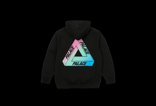 Palace Ombre Tri-Ferg Hood Black (SS23)