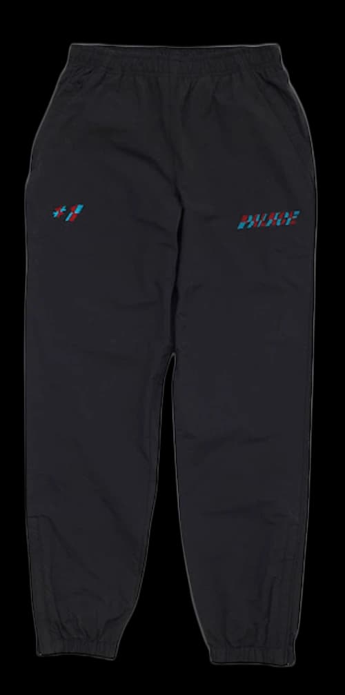 Palace One Tooth Tracksuit Bottom Black/Multi-color