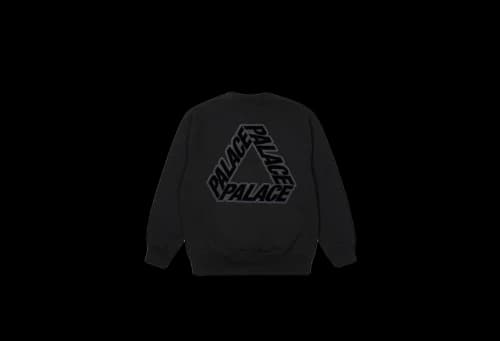 Palace P-3 Applique Crew Black (FW22)