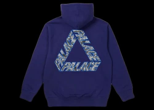 Palace P-3 Snake Applique Hood Navy