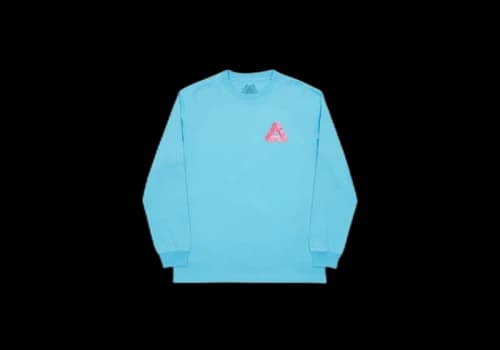 Palace P-3D Longsleeve Aqua Blue