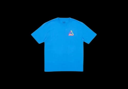 Palace P-3D T-Shirt (Summer 2017) Blue/Pink/Yellow