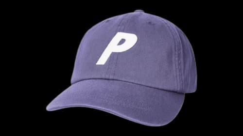 Palace P 6-Panel Hat (SS26) Lilac