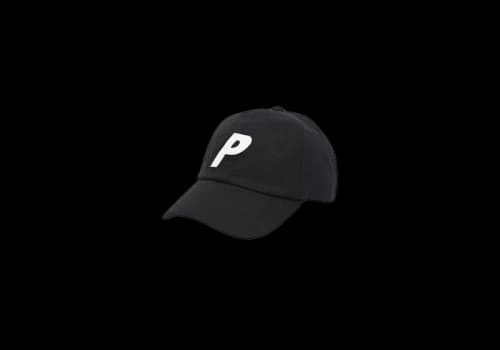 Palace P 6-Panel Melton Wool Black