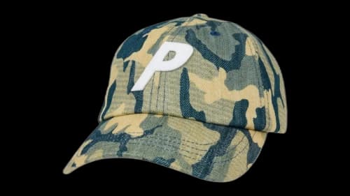 Palace P 6-Panel (SS25) Camo Denim