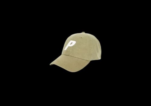 Palace P 6-Panel Washed Canvas Olive/White