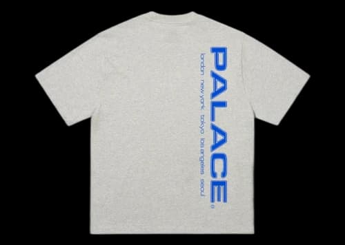 Palace P Bitz T-Shirt Grey Marl